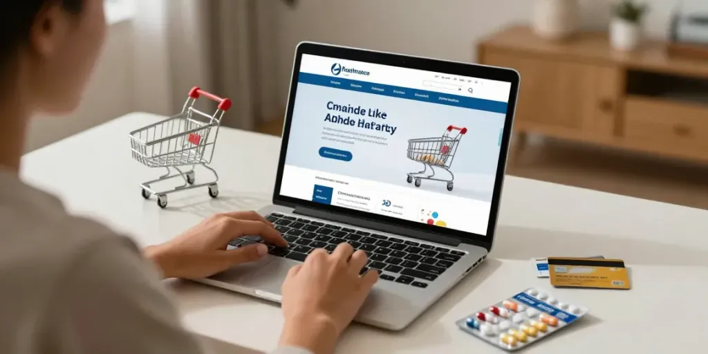 Buy ADHD medication online, showcasing a secure e-commerce shopping experience.
